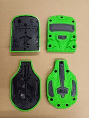 HEEL&TOE GRIPWALK DRS (1 PAIR) RACE GREEN